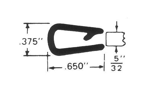 Flexible Vinyl Steel Core Edge Trim - Black - Image 2