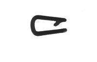 Flexible Vinyl Steel Core Edge Trim - Black