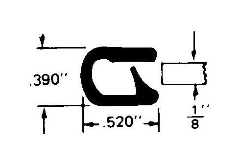 Flexible Vinyl Steel Core Trim - Black - Image 2