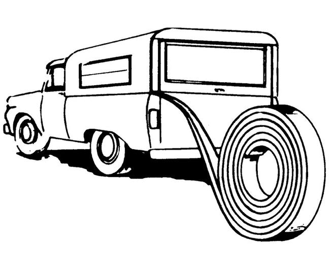 Truck Bed Cap Tape, 1.5 Inch, 30ft Roll - Pack of 20 - Image 1