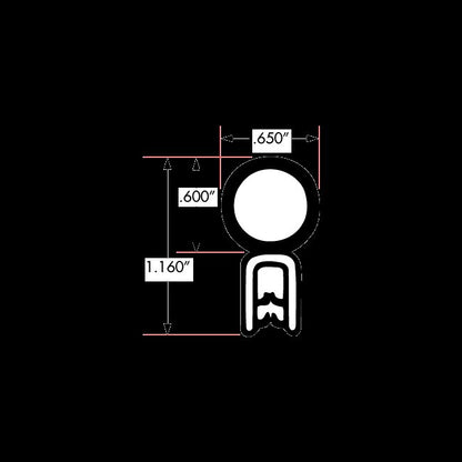 Dual Durometer Trim Seals with Flexible Wire Cord - Image 2
