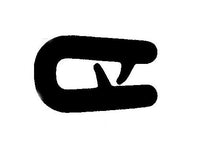 Flexible Vinyl Steel Core Trim - Minitrim White