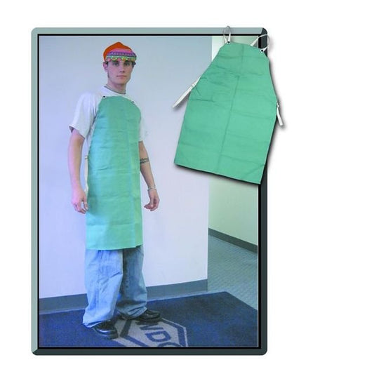 Weldmark Green Cotton BIB Apron 24x36 - Image 1