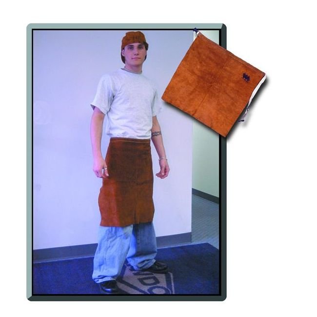 Welders Leather Waist Apron, 24" x 24" - Image 1