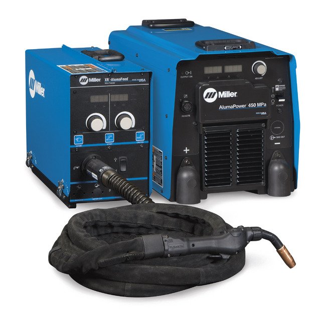 Miller Alumafeed 450 Welding System with 30ft XR Pistol - Image 1