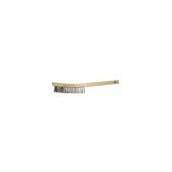 Stainless Steel Welding Hand Brush with Curved Handle, 4 x 19 inches - Image 1