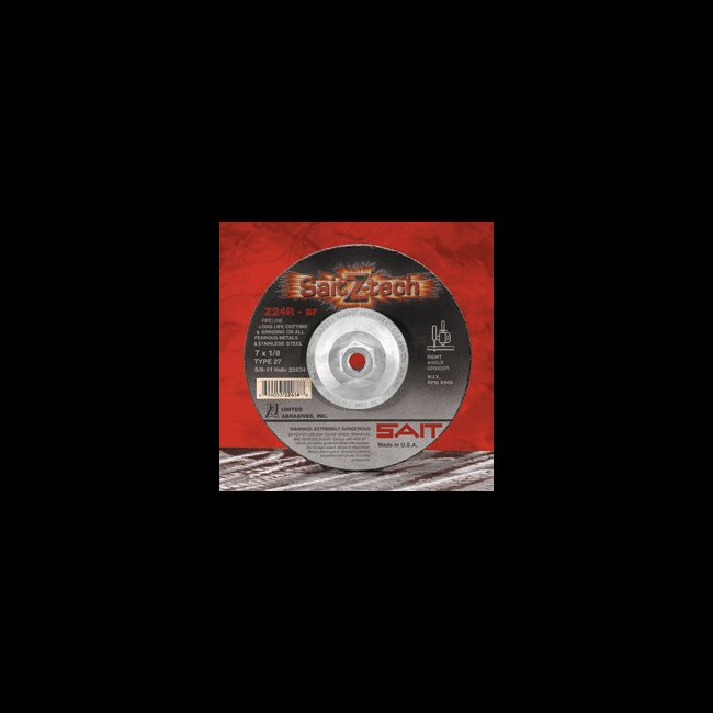 Z-TECH 4" x 1/8" x 5/8" Cut-Off Wheel for Metal - 25 Pack - Image 1