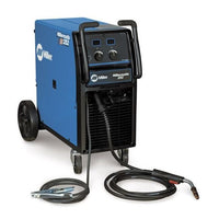 Miller MIG Welder MM252 30A Dual Cylinder and Cable Rack