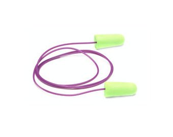 Moldex Soft Green Foam Earplugs with Cord, NRR 33 - Image 1