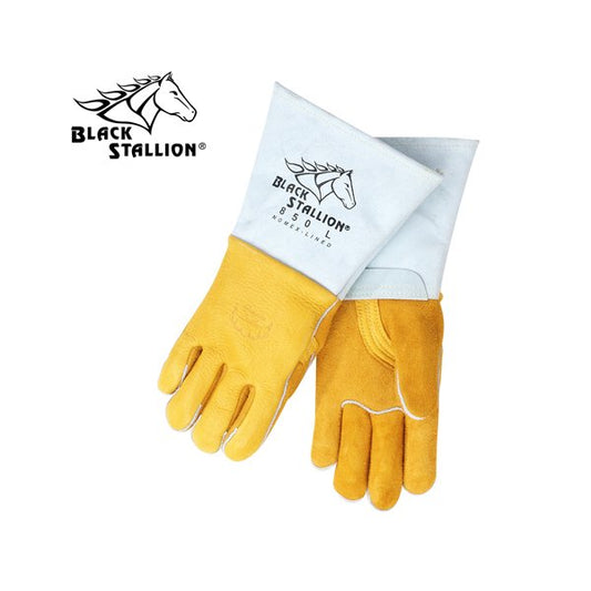 Premium Elkskin Stick Welding Glove - Nomex Lined - Image 1