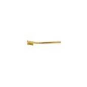 Curved Handle Brass Toothbrush 330B - Image 1