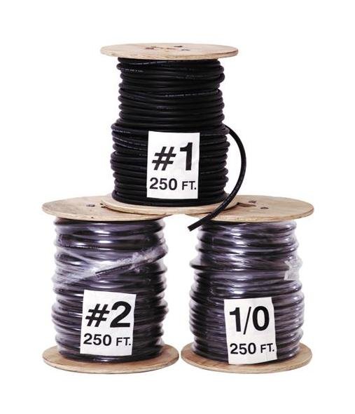 #4/0 Welding Cable - 250ft Section, Color Options Available - Image 1
