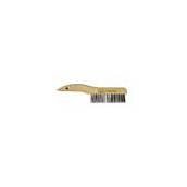 Stainless Steel Brush Scratch Shoe Handle 4x16 - Image 1