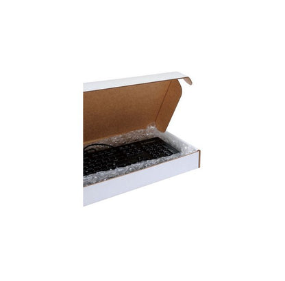 White Die-Cut Corrugated Box - 19-1/8x9-1/8x2-3/16 in - Image 2
