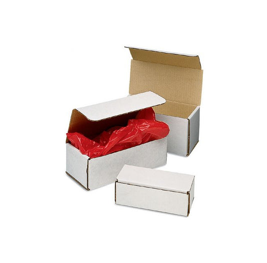 White Corrugated Mailer - 7.5x3.25 inches - Image 1