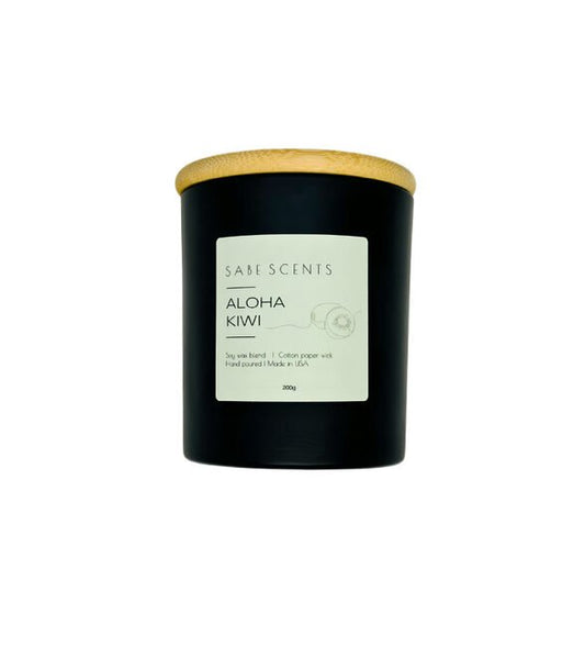 Premium Black Wood Closure Scented Candle in Glass Tumbler - 11 oz - Image 1