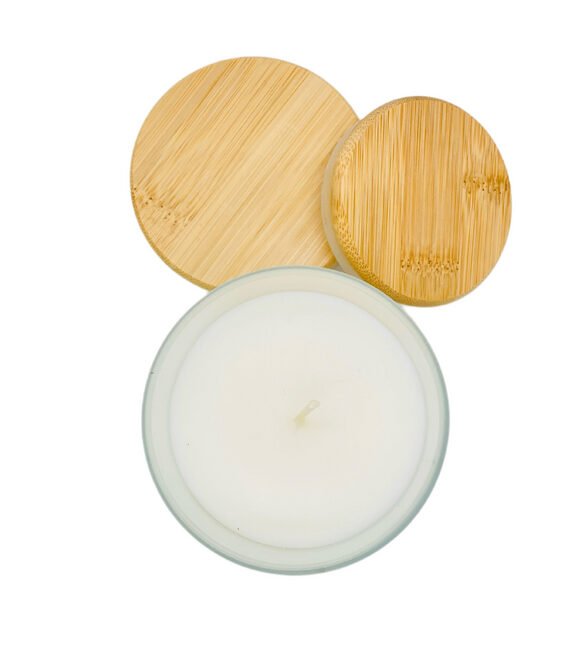 Frosted Wood Scented Candle in Glass Tumbler - 11oz (Wholesale Pack) - Image 2