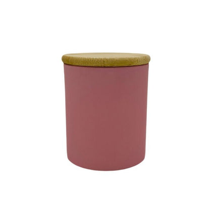 11oz Pink Private Label Scented Candle in Glass Tumbler - Image 2