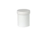 4 oz White Wide Mouth Jars with White Cap