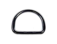 Nickel Plated Welded Steel D-Ring 1-1/4" Inside Width