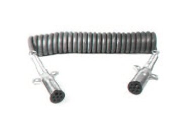 Green 7 Way ABS Coil - 15' - SAE J2394/TMC R.P. 137 Compliant - Image 1