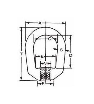 Stainless Steel Drop Forged Eye Nuts - Type 316 - Image 1