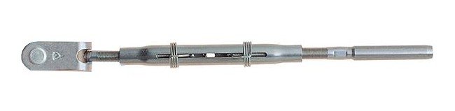 Stainless Steel Tubular Turnbuckles - Jaw & Machine Swage, Positive Locking - Image 1