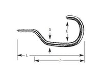 Lexco Cable Manufactured Plastisol Coated Overhead Hooks