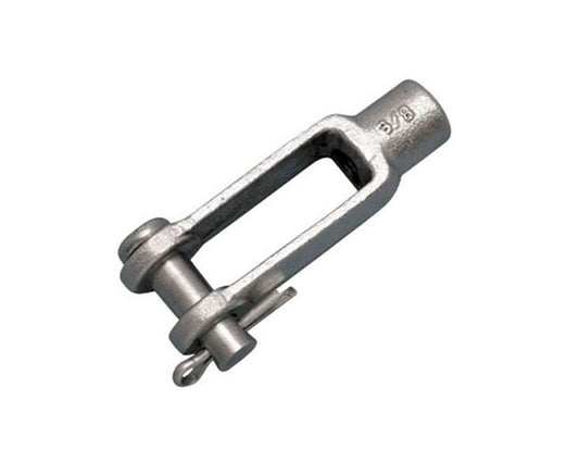 Stainless Steel Yoke End Threaded with Clevis Pins - Image 1