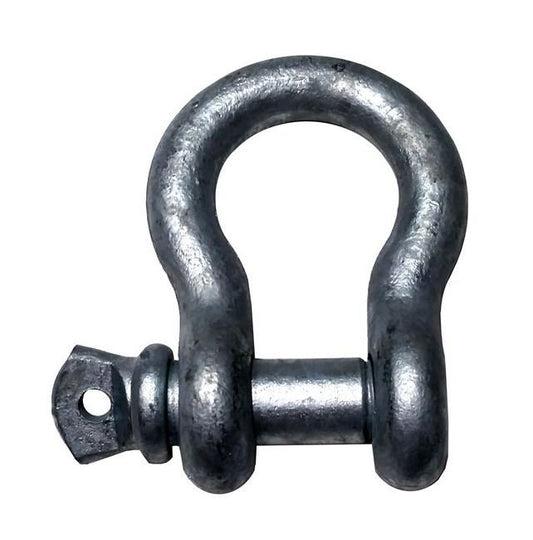 1/4" Anchor Shackles Screw Pin Hot Dip Galvanized - Image 1
