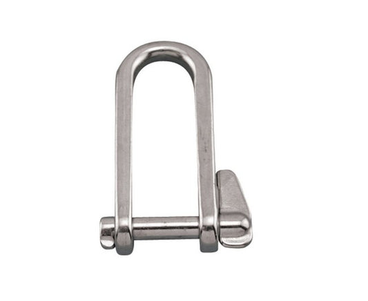 1/4 Inch 316 Stainless Steel Long Shackle with Key Pin - Image 1