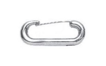 Steel Wire Spring Snap Hooks - Zinc & Nickel Plated, 2-1/2-inch - Image 1