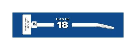 Nylon Cable Ties with Flag ID Markers - Image 2