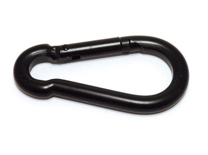 Black Coated Snap Hooks for Wire Rope Assemblies - Image 1