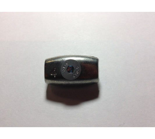 Heavy-Duty Zinc Die-Cast Tiller Clamps for Wire Rope Fastening - Image 1
