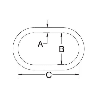 Heavy Duty Stainless Steel Drop Forged Master Link - Image 2