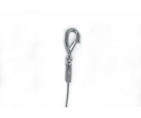 ZP Snap Hook - 1/16" Wire Rope Steel Spring Hook
