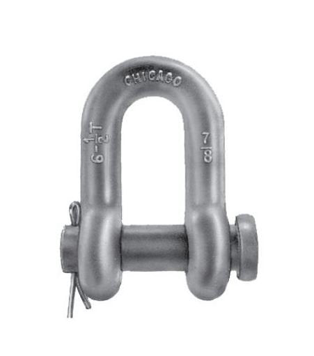 Chicago Hardware Drop Forged Round Pin Chain Shackles - Image 1