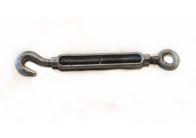 Chicago Hardware & Fixture Galvanized Hook & Eye Turnbuckle - Image 1