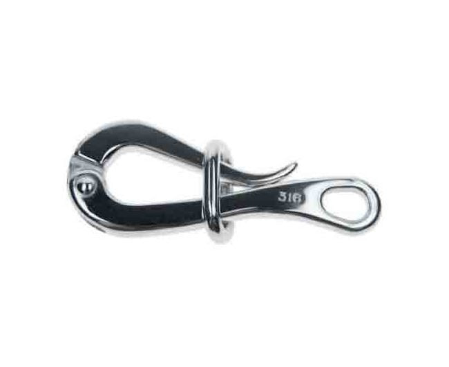 Stainless Steel Pelican Hook with Loop - Image 1