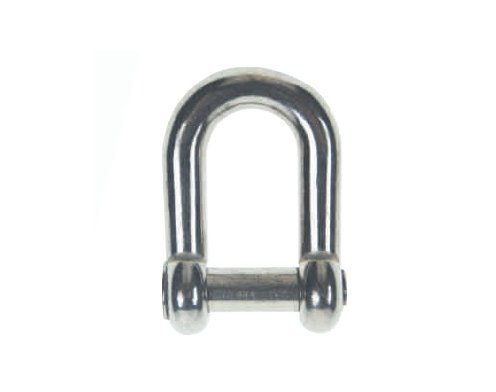 Stainless Steel Flush Pin D Shackle - Image 1