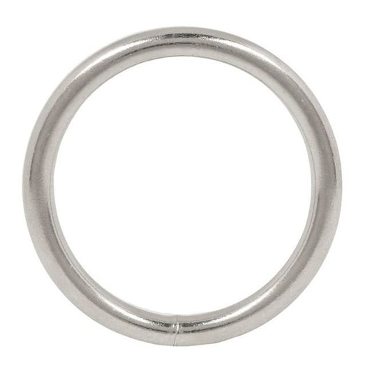 Light Duty Round Rings - Zinc Plated Steel 9MM Wire Rope Hardware Quick Links - Image 1