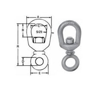 Chicago Drop Forged Steel Swivel