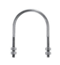 Type 304 Stainless Steel U-Bolts, Long Tangent, Round Bend