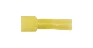 Male Insulated Heat Seal Wire Terminals - Pack of 5, 12-10 AWG, W-.250" Inch - Image 1