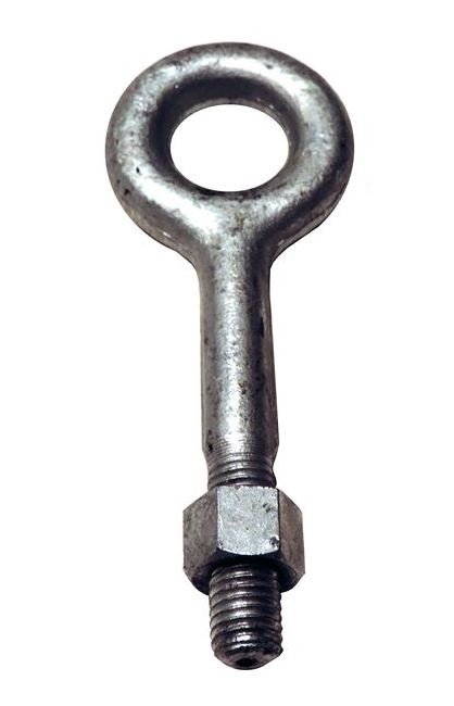Heavy-Duty Hot Dip Galvanized Regular Nut Eye Bolt - Import, 1x9 - Image 1