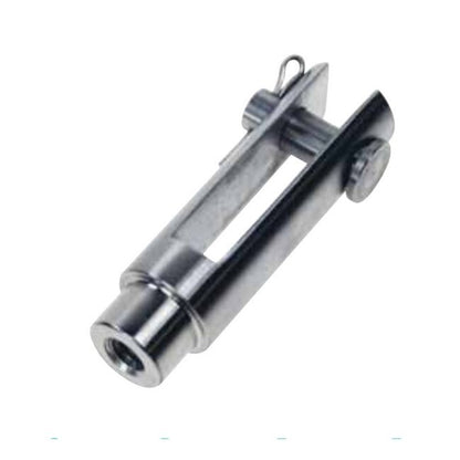 T316 Stainless Steel Threaded Yoke for Wire Rope Clevises - Image 1
