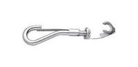 Zinc-Plated Open Swivel Eye Chain Snap Hook