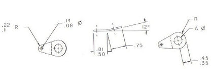 Stainless Steel Lanyard Tab for Wire Rope - Teardrop Shape - Image 2