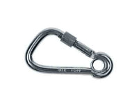 Stainless Steel Asymmetrical Snap Hook with Screw Nut and Eyelet - SS T316, 700 lbs WLL